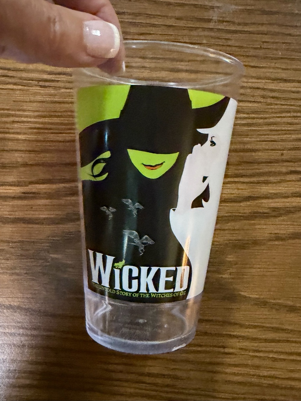 Wicked green and black tumbler